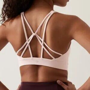 Athleta Solace Bra - Orchid Pink Large